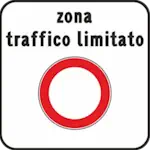 Placa ZTL Itália – Zona a Traffico Limitato